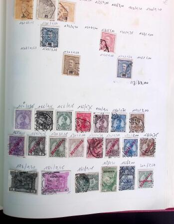1880-1980, Mint and used all-world collection in six