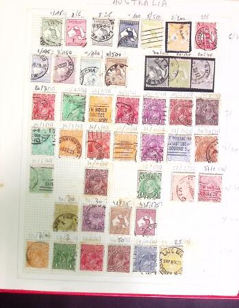 1880-1980, Mint and used all-world collection in six