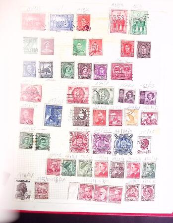 1880-1980, Mint and used all-world collection in six
