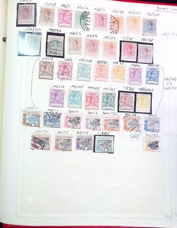 1880-1980, Mint and used all-world collection in six