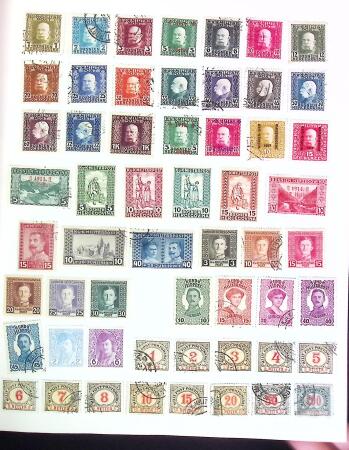 1880-1980, Mint and used all-world collection in six