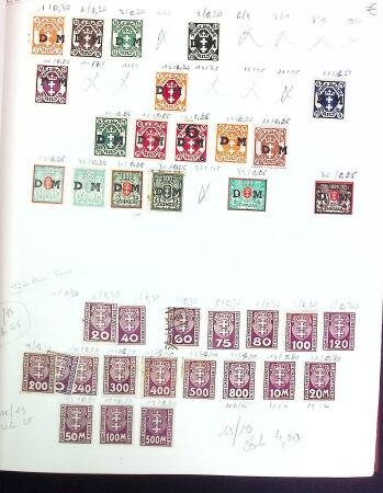1880-1980, Mint and used all-world collection in six
