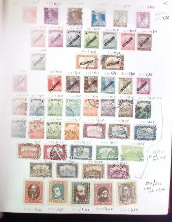 1880-1980, Mint and used all-world collection in six