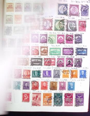 1880-1980, Mint and used all-world collection in six