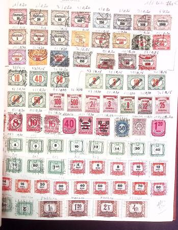 1880-1980, Mint and used all-world collection in six