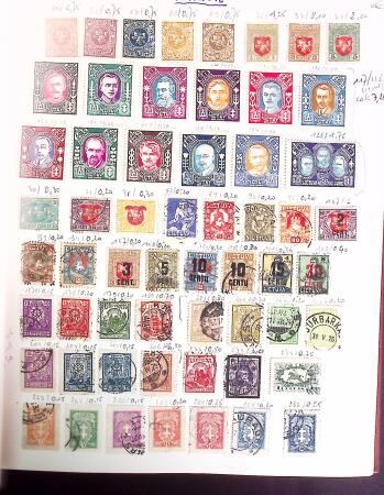 1880-1980, Mint and used all-world collection in six