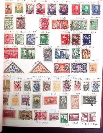 1880-1980, Mint and used all-world collection in six