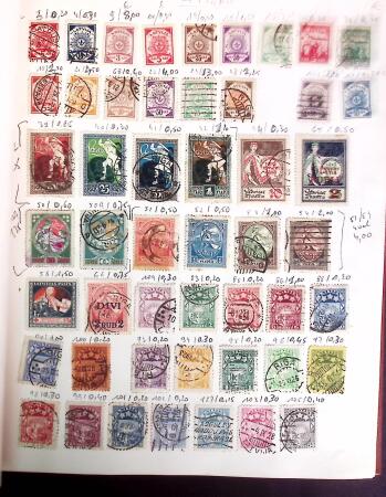 1880-1980, Mint and used all-world collection in six