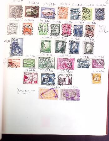 1880-1980, Mint and used all-world collection in six