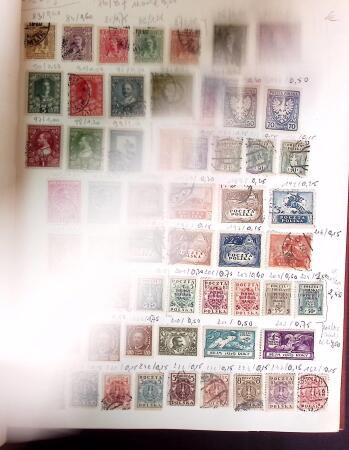1880-1980, Mint and used all-world collection in six