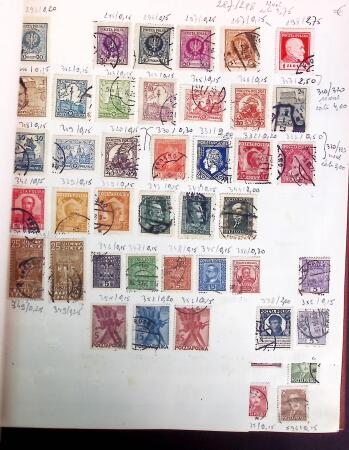 1880-1980, Mint and used all-world collection in six