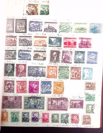 1880-1980, Mint and used all-world collection in six