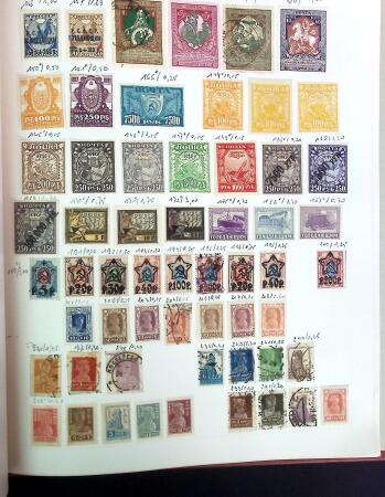 1880-1980, Mint and used all-world collection in six