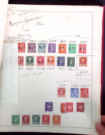 1880-1980, Mint and used all-world collection in six