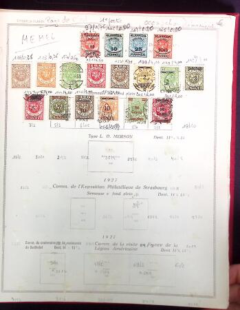 1880-1980, Mint and used all-world collection in six