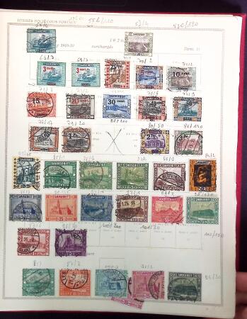 1880-1980, Mint and used all-world collection in six