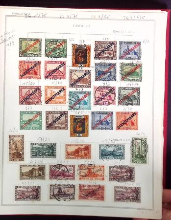 1880-1980, Mint and used all-world collection in six