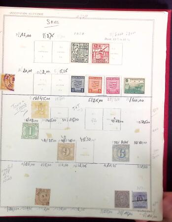 1880-1980, Mint and used all-world collection in six