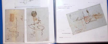 1830-1961, Ensemble de 296 cartes et lettres avec principalement