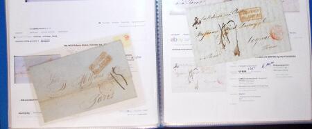 1830-1961, Ensemble de 296 cartes et lettres avec principalement