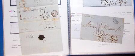 1830-1961, Ensemble de 296 cartes et lettres avec principalement