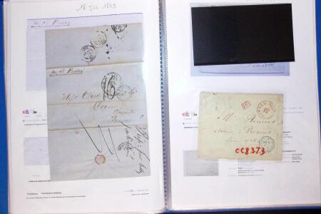 1830-1961, Ensemble de 296 cartes et lettres avec principalement