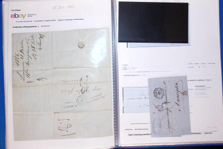 1830-1961, Ensemble de 296 cartes et lettres avec principalement