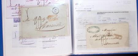 1830-1961, Ensemble de 296 cartes et lettres avec principalement