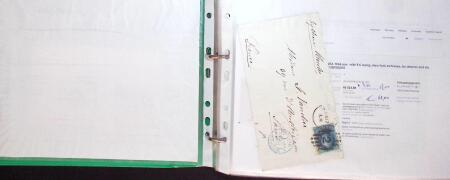 1830-1961, Ensemble de 296 cartes et lettres avec principalement