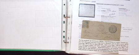 1830-1961, Ensemble de 296 cartes et lettres avec principalement