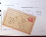 1830-1961, Ensemble de 296 cartes et lettres avec principalement
