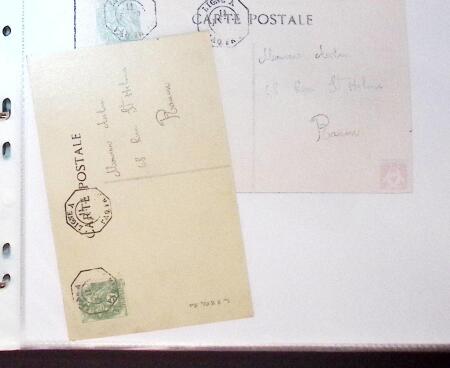 1830-1961, Ensemble de 296 cartes et lettres avec principalement