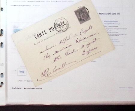 1830-1961, Ensemble de 296 cartes et lettres avec principalement