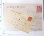 1830-1961, Ensemble de 296 cartes et lettres avec principalement