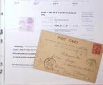 1830-1961, Ensemble de 296 cartes et lettres avec principalement
