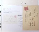1830-1961, Ensemble de 296 cartes et lettres avec principalement