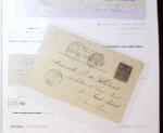 1830-1961, Ensemble de 296 cartes et lettres avec principalement