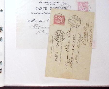1830-1961, Ensemble de 296 cartes et lettres avec principalement