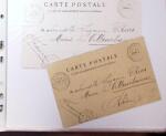 1830-1961, Ensemble de 296 cartes et lettres avec principalement