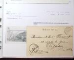 1830-1961, Ensemble de 296 cartes et lettres avec principalement