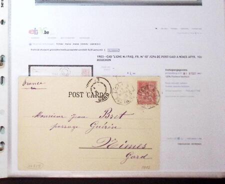 1830-1961, Ensemble de 296 cartes et lettres avec principalement