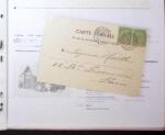 1830-1961, Ensemble de 296 cartes et lettres avec principalement
