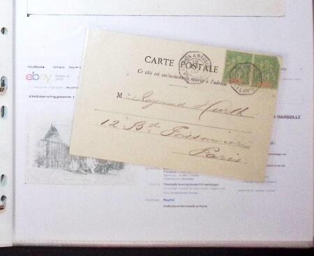 1830-1961, Ensemble de 296 cartes et lettres avec principalement
