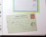 1830-1961, Ensemble de 296 cartes et lettres avec principalement