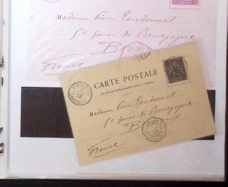 1830-1961, Ensemble de 296 cartes et lettres avec principalement
