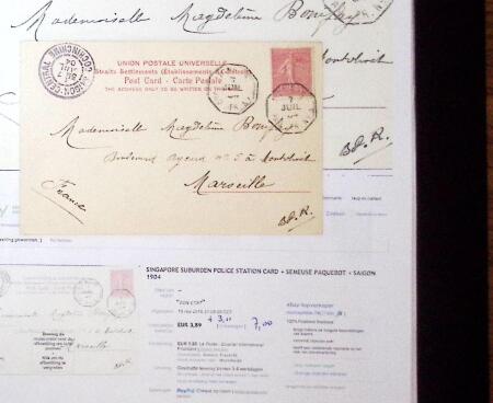 1830-1961, Ensemble de 296 cartes et lettres avec principalement