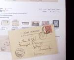 1830-1961, Ensemble de 296 cartes et lettres avec principalement