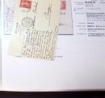 1830-1961, Ensemble de 296 cartes et lettres avec principalement