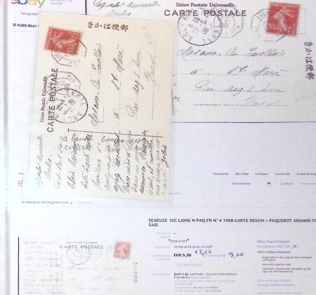 1830-1961, Ensemble de 296 cartes et lettres avec principalement