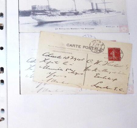 1830-1961, Ensemble de 296 cartes et lettres avec principalement